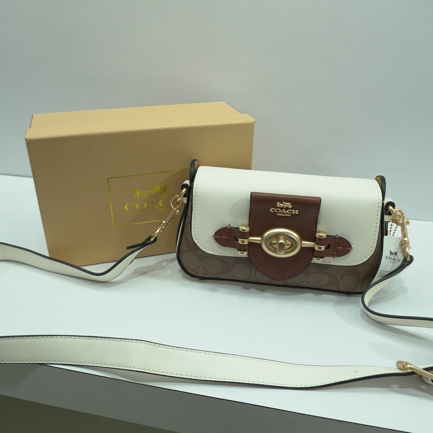 CH 69 BRIE Sling/Crossbody Bag - White Apricot