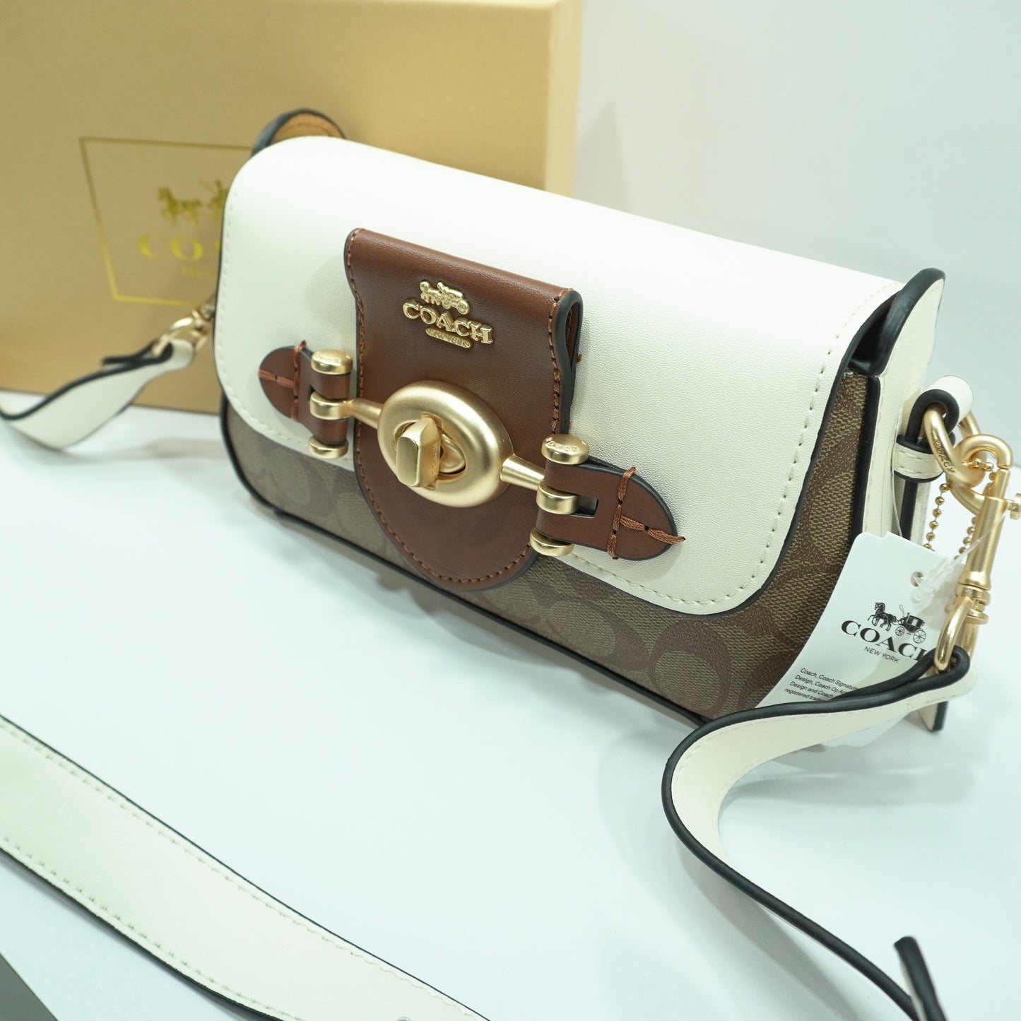CH 69 BRIE Sling/Crossbody Bag - White Apricot