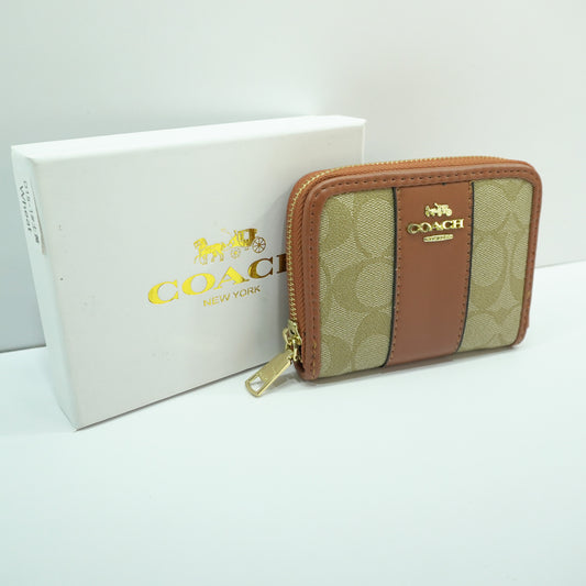 CH 191 Wallet - Beige & Tan