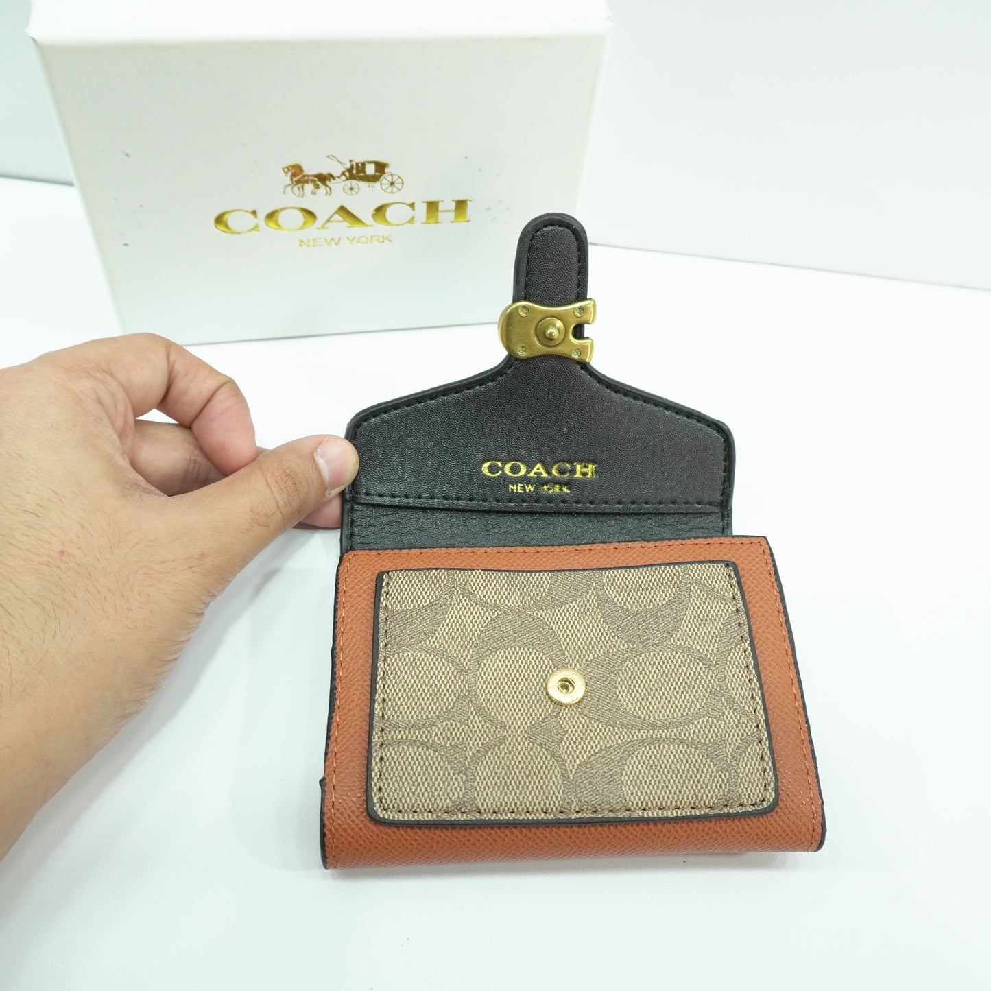 CH 191 Wallet - Tan (White Box)