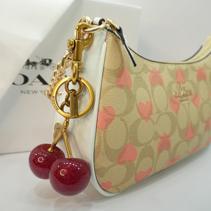 CH Teri Sling Bag - Signature Colour with Heart Print