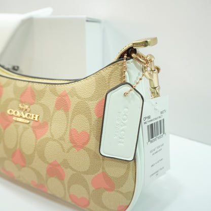 CH Teri Sling Bag - Signature Colour with Heart Print