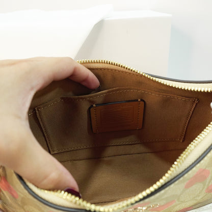CH Teri Sling Bag - Signature Colour with Heart Print