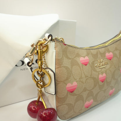 CH Teri Sling Bag - Signature Colour with Heart Print