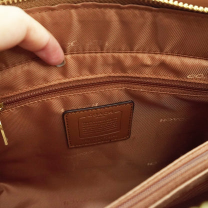 CH Satchel - Tan Signature Print