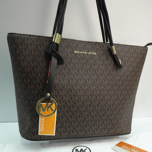 MK 101 - Rope Tote - Black/Coffee