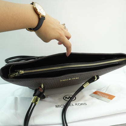 MK 101 - Rope Tote - Black/Coffee