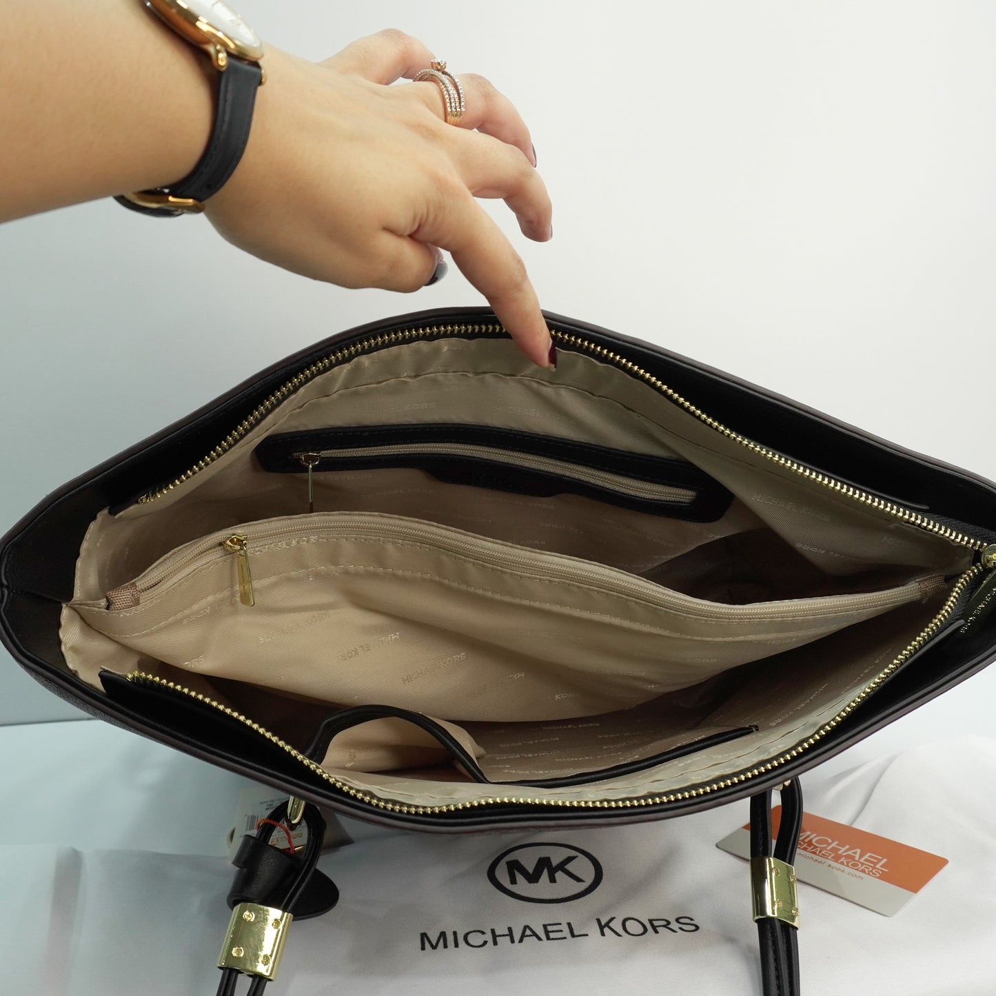 MK 101 - Rope Tote - Black/Coffee