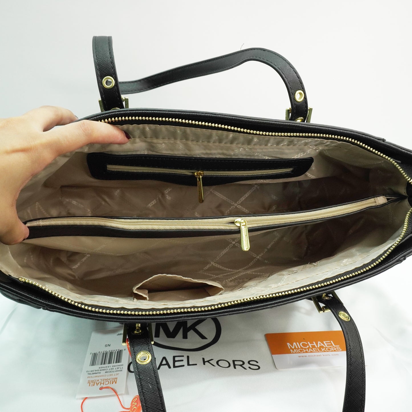 MK 04 3 Compartment Tote Bag -