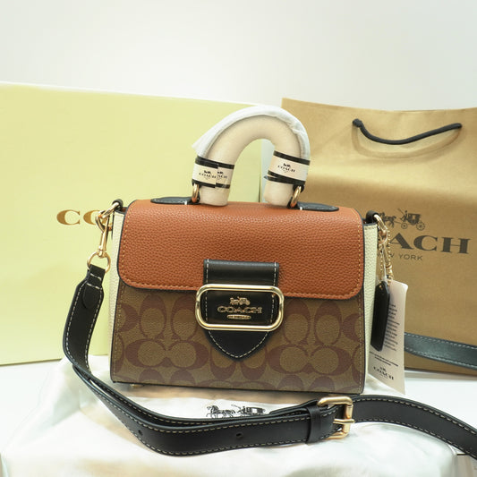 CH303 - Sling Bag - Tan/Signature Print