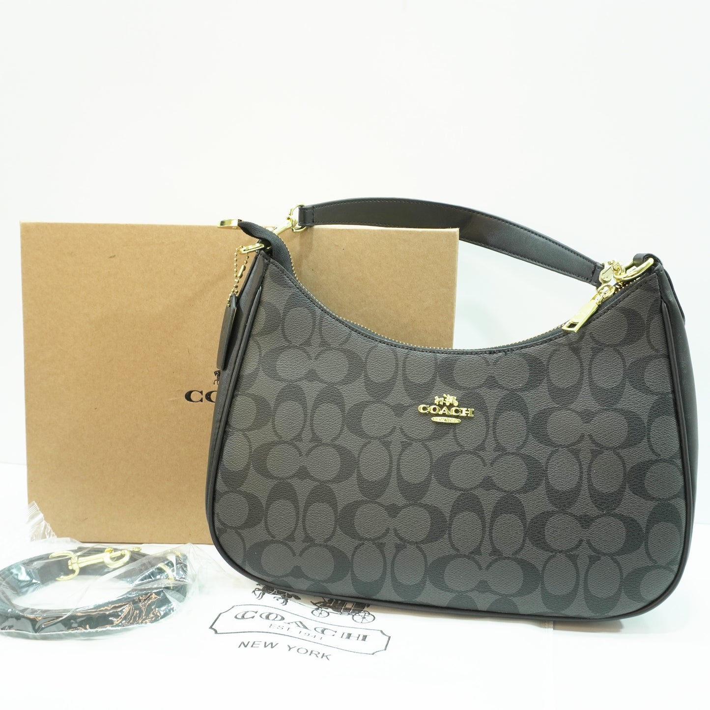 CH11 - Teri Hobo - Black/Grey Signature Colour