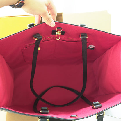 LV123 - OTG Tote - Black Monogram Double Box