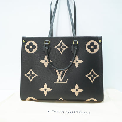LV123 - OTG Tote - Black Monogram Double Box