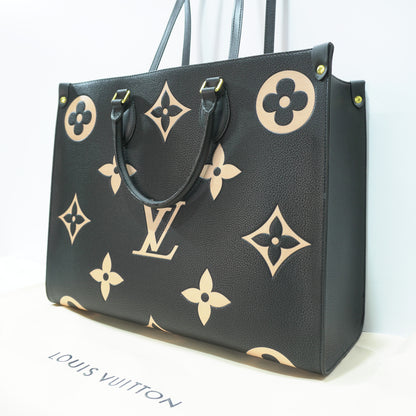 LV123 - OTG Tote - Black Monogram Double Box