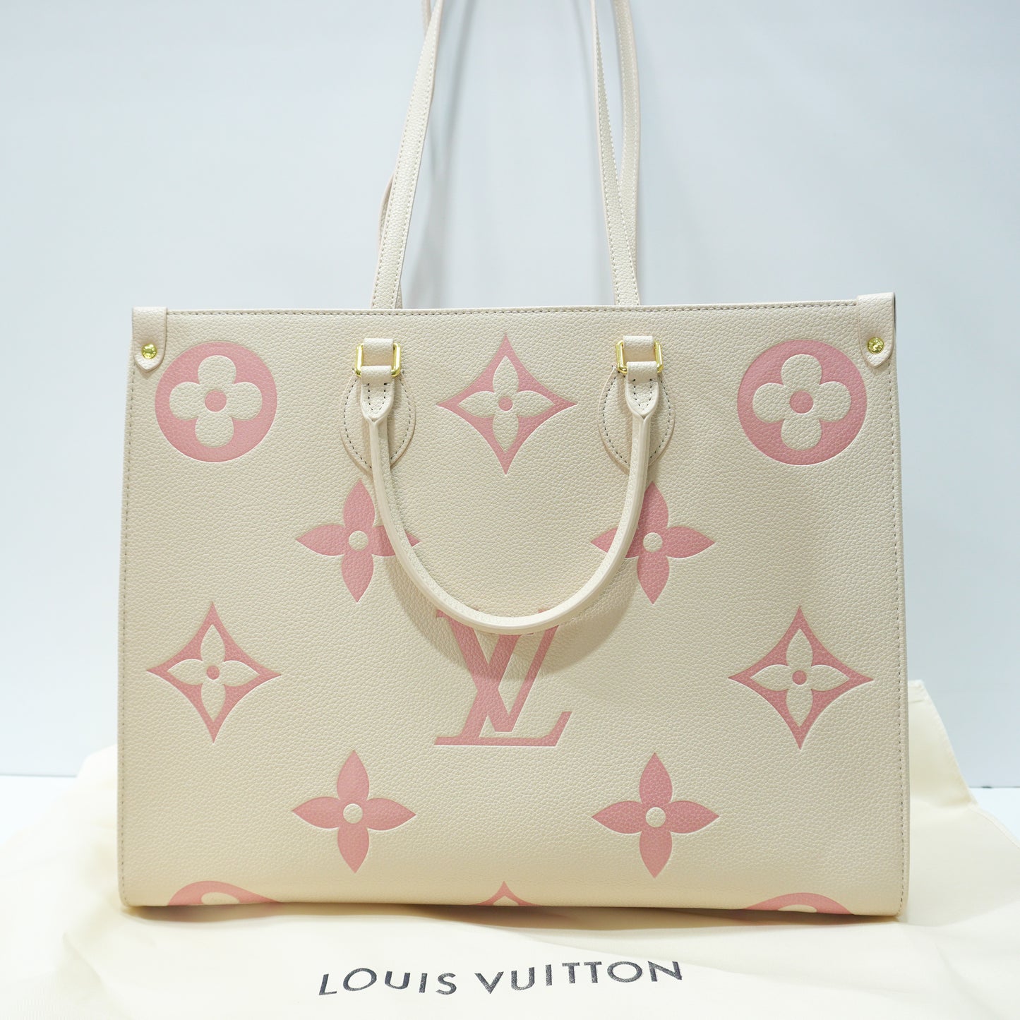 LV123 - OTG Tote - Beige Pink Double Box