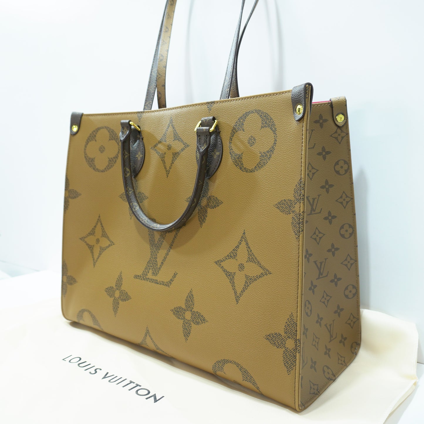 LV123 - OTG Tote - Cappucino Double Box