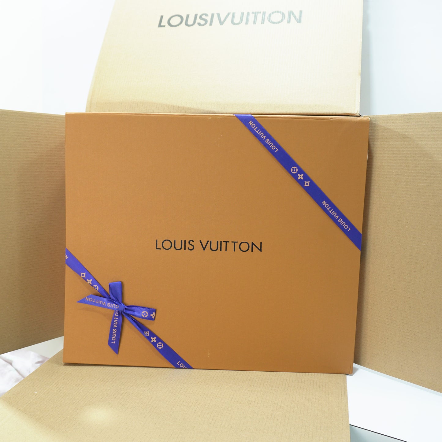 LV123 - OTG Tote - Black Monogram Double Box
