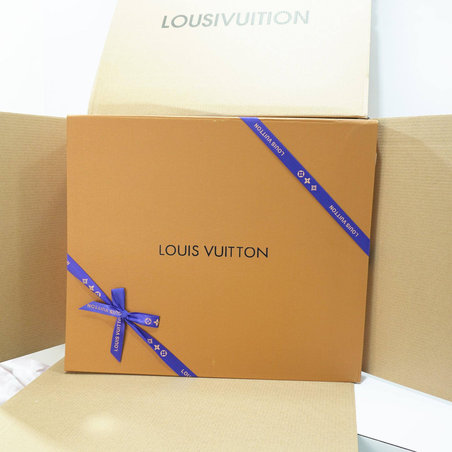 LV123 - OTG Tote - Beige Pink Double Box