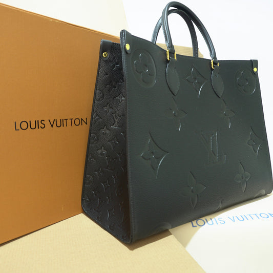 LV123 - OTG Tote - Black Double Box