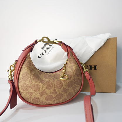 CH Jonie Bag - Signature Print Tan Brown (Ultra Premium)