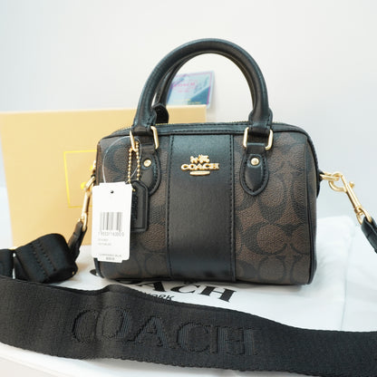 CH717 - Duffle Style Sling - Black Coffee Colour