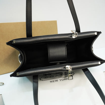 CH151 - MINIE Tote - Black Grey