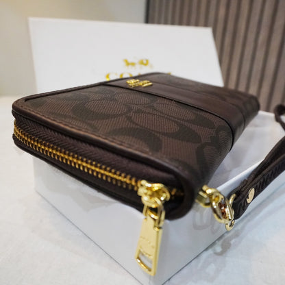 CH549 - Long Wallet - Chocolate