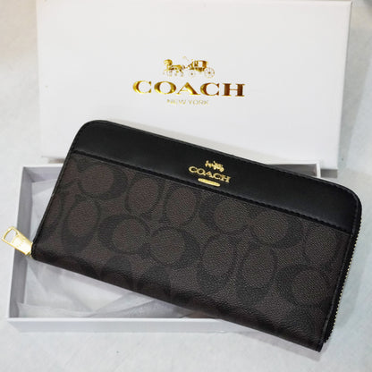 CH549 - Long Wallet - Black Coffee