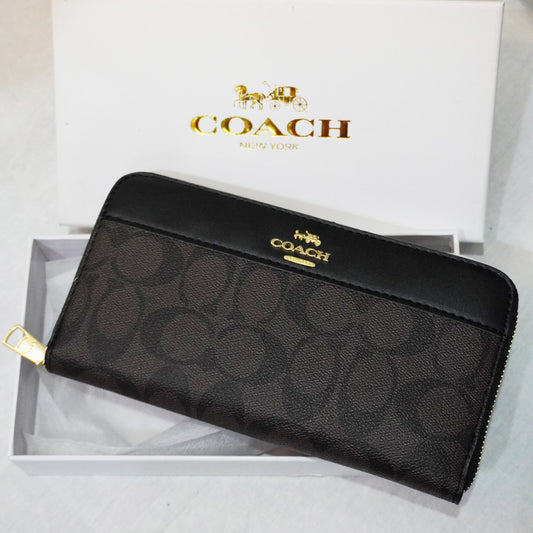 CH549 - Long Wallet - Black Coffee