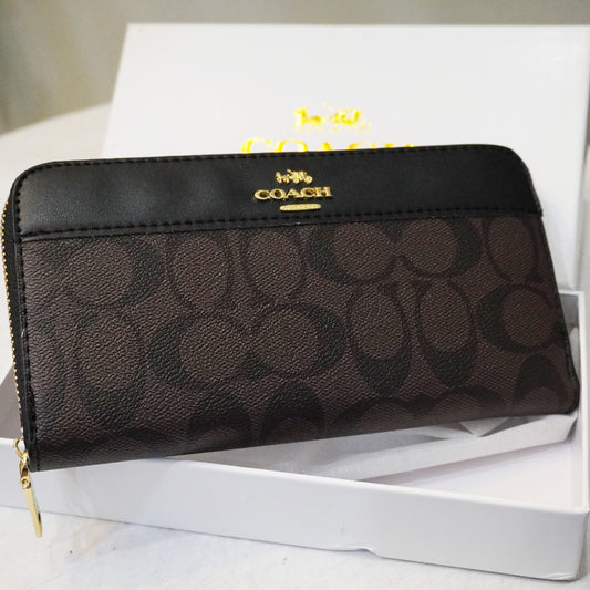 CH549 - Long Wallet - Black Coffee
