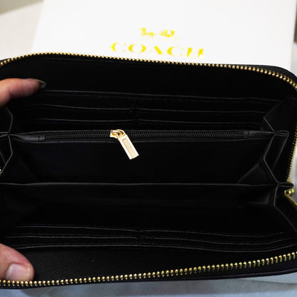CH549 - Long Wallet - Black Coffee
