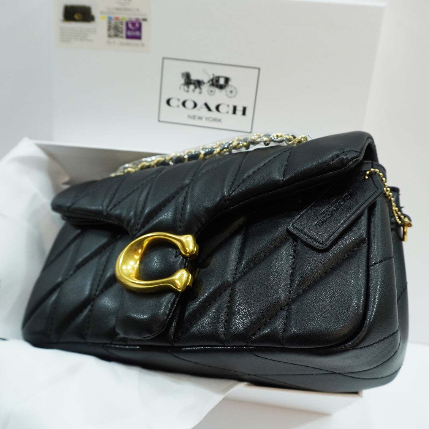 CH C Label (26) - Quilted - Black