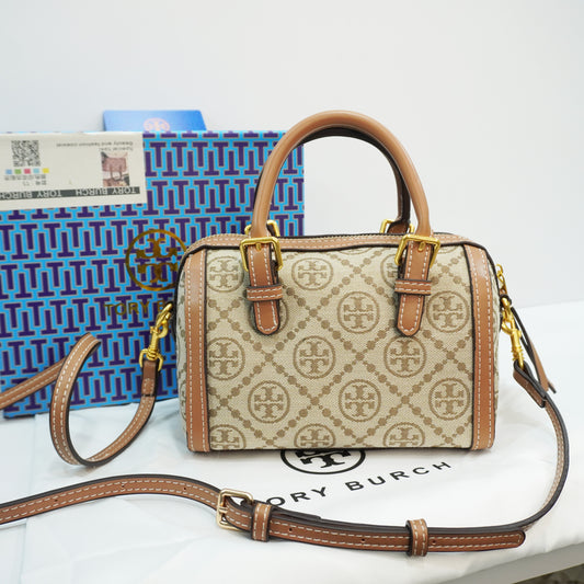 TB117 - Duffle Style Sling - Beige