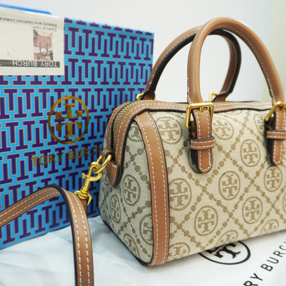 TB117 - Duffle Style Sling - Beige