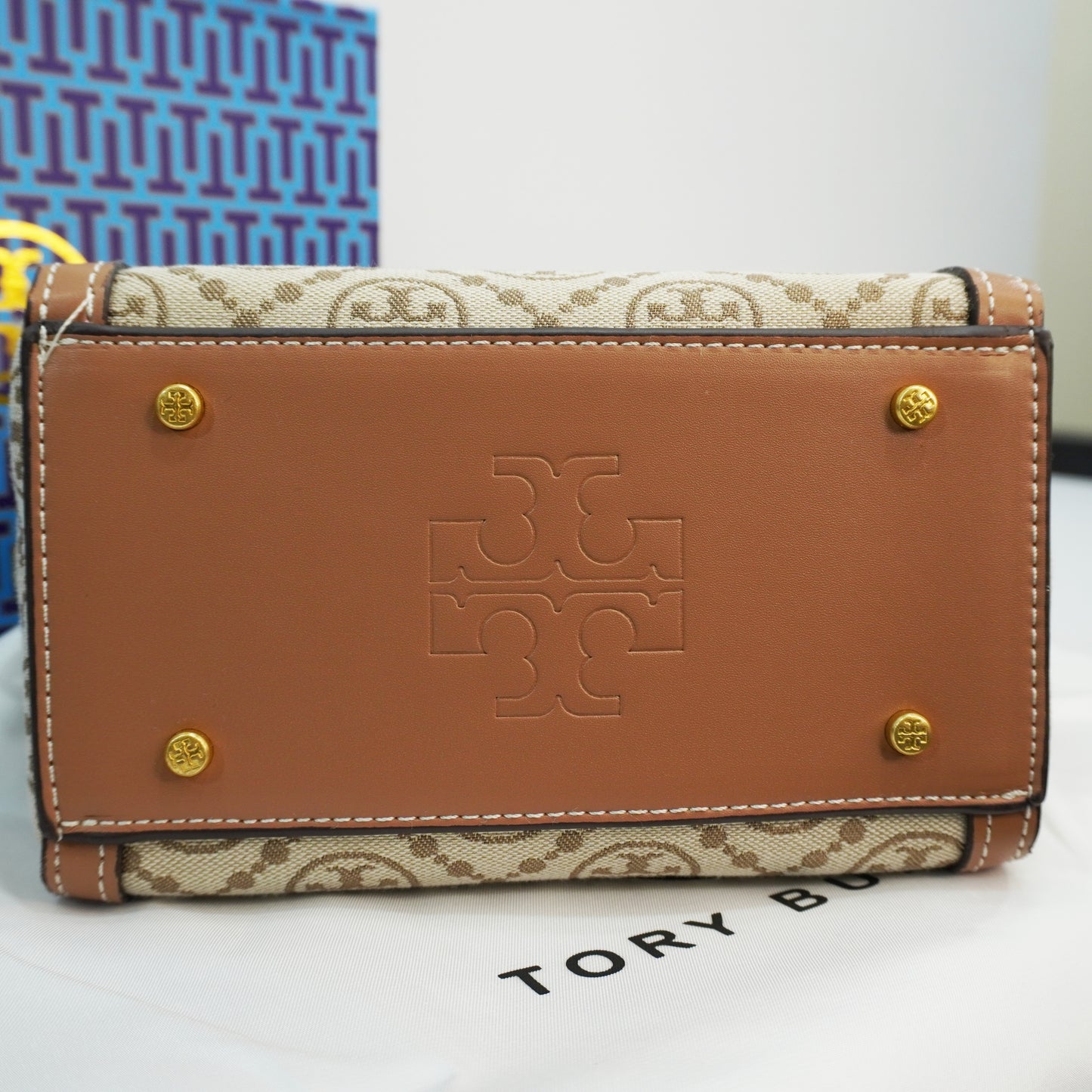 TB117 - Duffle Style Sling - Beige