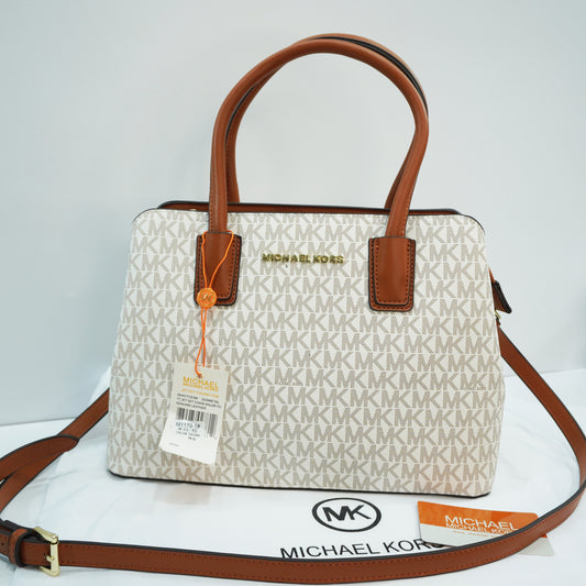 MK1101 - Satchel - White Tan