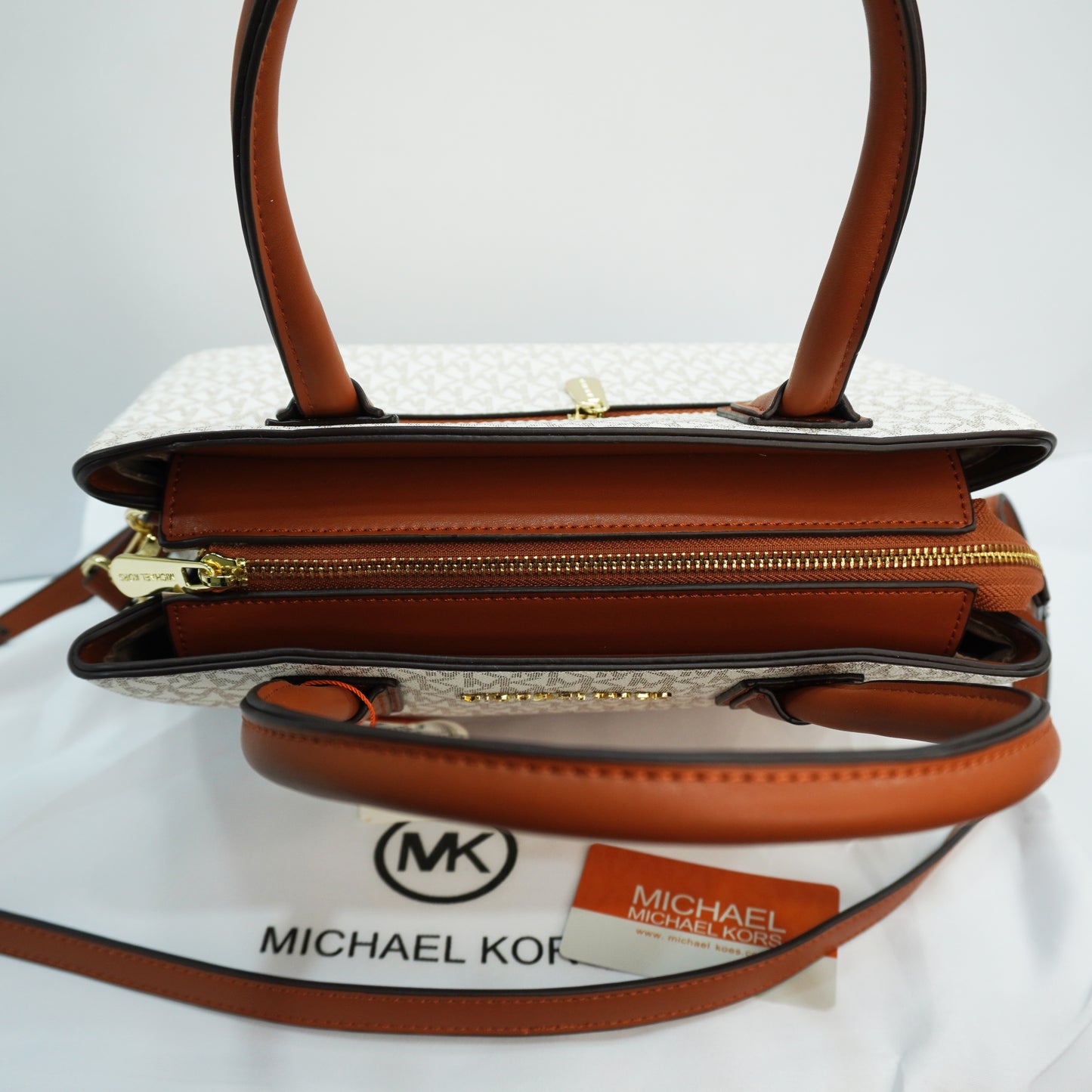MK1101 - Satchel - White Tan