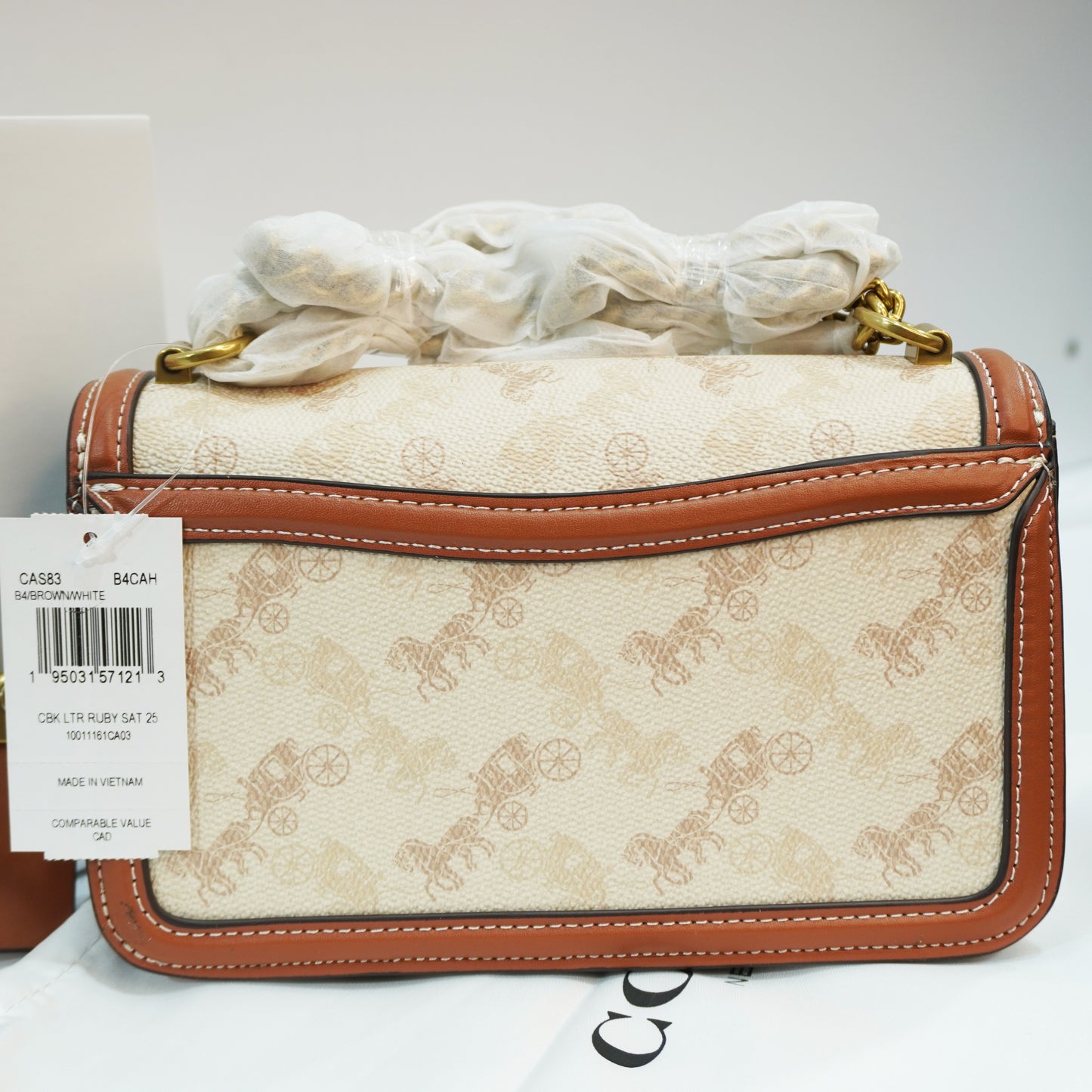 CH900 - Sling/Shoulder - Beige Signature Print