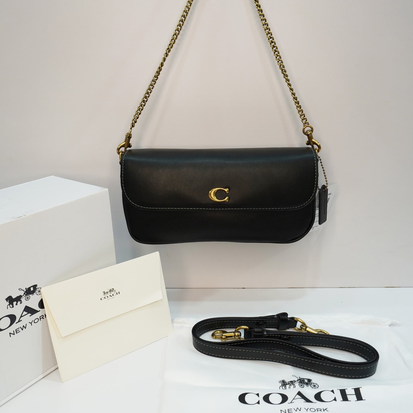 CH678 - Shoulder Clutch - Black