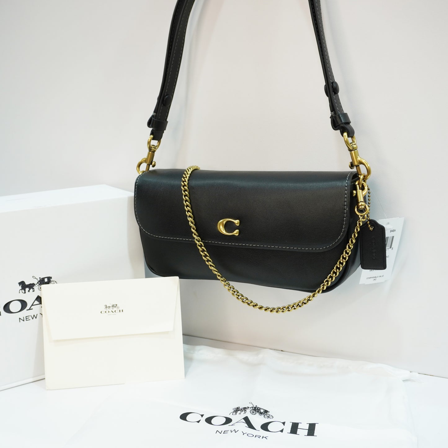 CH678 - Shoulder Clutch - Black