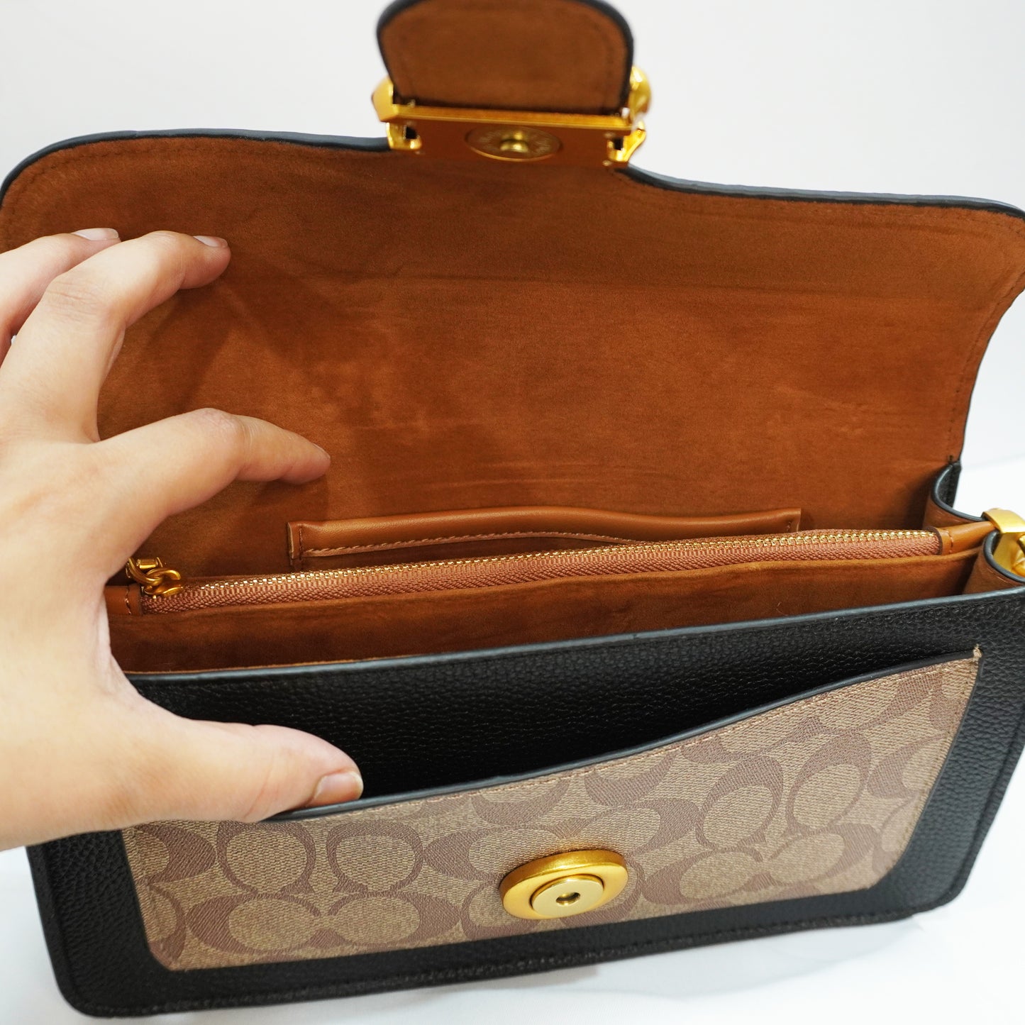 COCH Tabby 26 - Shoulder/Sling - Black Apricot