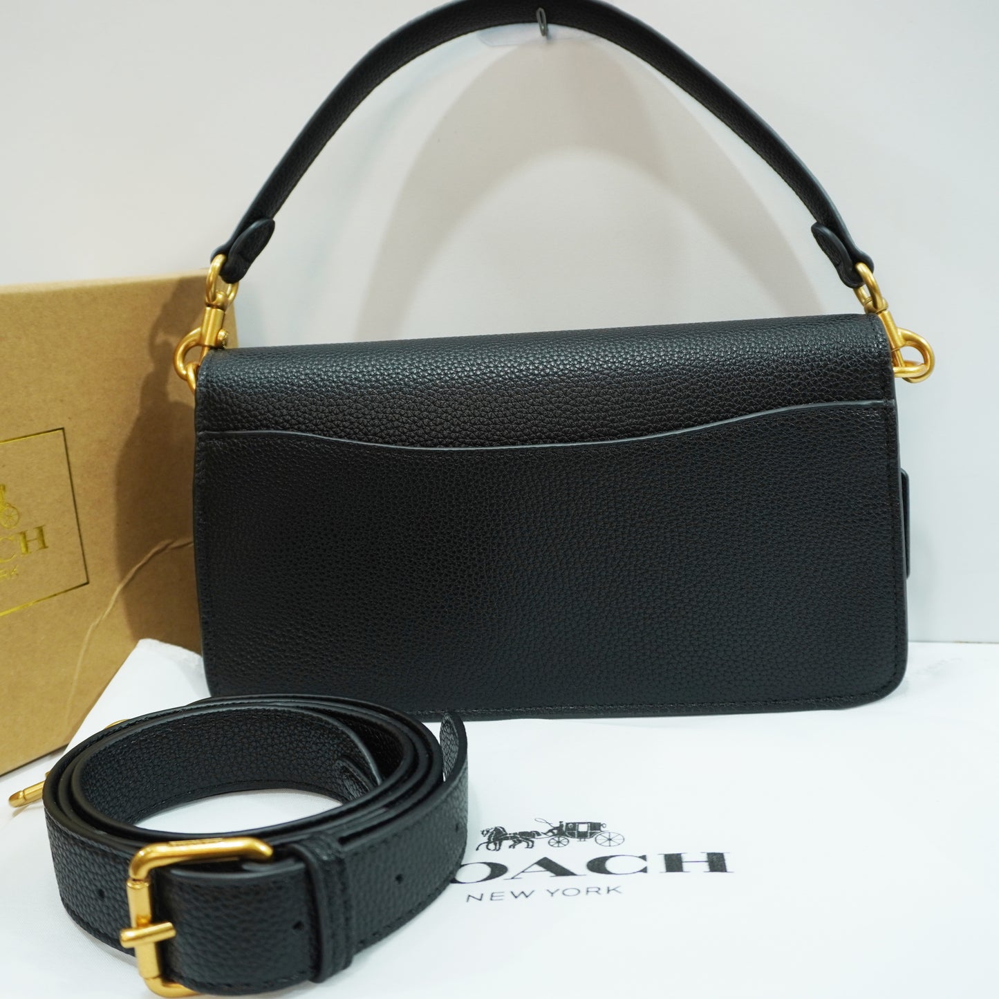 CH C Label 26 - Shoulder/Sling - Black (With white box)