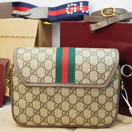 GG811 - Sling/Crosssbody - Signature Print Ultra Premium Double box