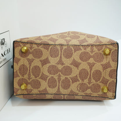 CH377 - Sling/Crossbody - Signature Print tan brown colour