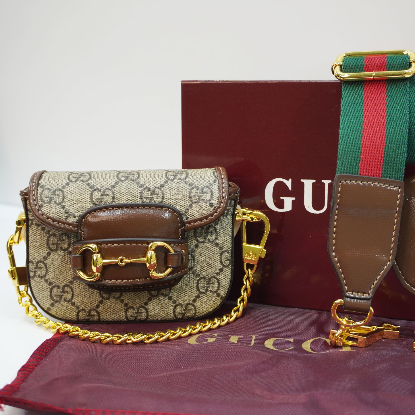 GG1099 - Mini bag - Signature print Ultra Premium Double Box