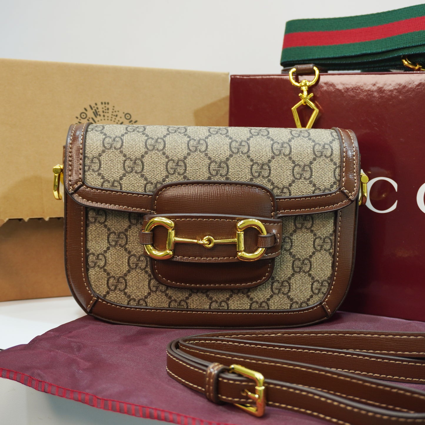 GG191 - Shoulder/Sling - Signature Print Ultra Premium Double Box