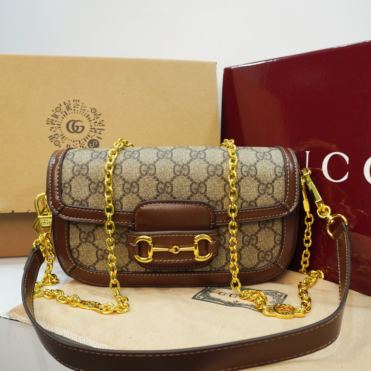 GG191 - Shoulder/Sling - Signature Print Ultra Premium Double Box