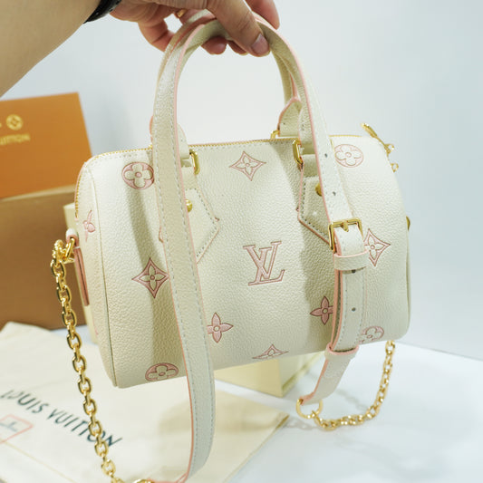 LV454 - Sling - Creamy beige and blush pink Double box ultra premium