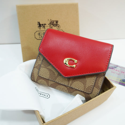 CH11 - Wallet - Red/Apricot  Ultra Premium Quality
