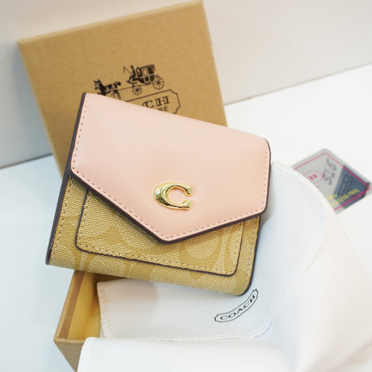 CH11 - Wallet - Powder pink/Light Apricot  Ultra Premium Quality